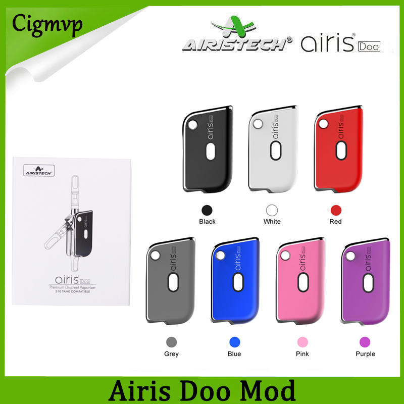 

Authentic Airis DOO Box Mod Preheat 450mah Vape Battery Variable Voltage Fit 510 Thread Thick Oil Carts Cartridges Tank 100% Airistech, Gold