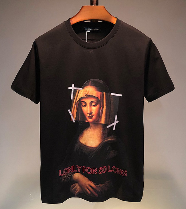 

New Summer Men's T-Shirts Designer Men Brand T-Shirts Fashion Luxury Short Sleeve Mens Clothes Hip Hop 3D Printed Breathable T-Shirt, White;black