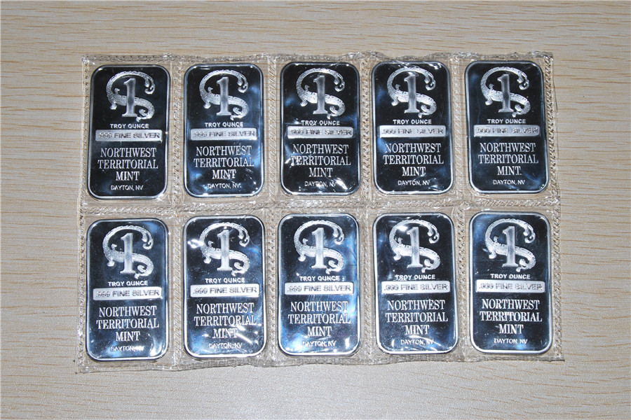 

Non magnetic One Oz Real Silver Plated Northwest Number one Bullion Bar Coin
