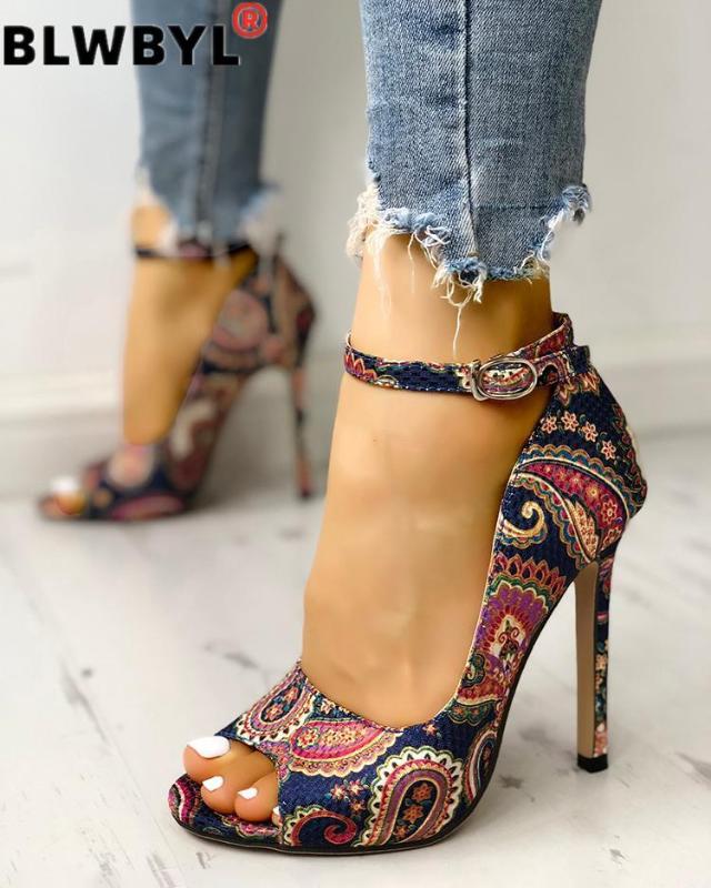 New shoes woman High Heels Pumps Sandals Fashion Summer Sexy Ladies Increased Stiletto Super Peep Toe shoes dropshipping