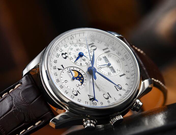 

free shipping hot sale classic man watch Stainless steel watch automatic watch man clock Fashion business New watches lg04, Black