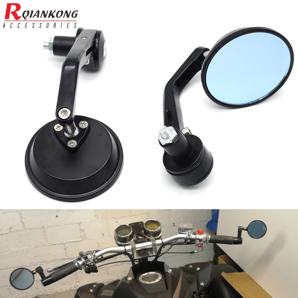 Moto r/étroviseur-Universel rond vue arri/ère en verre modifi/é r/éfl/échissant miroir vintage moto accessoire de moto