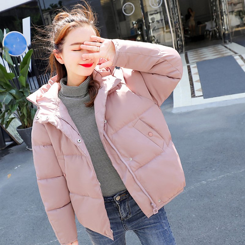

2019 New Winter Jacket Korean Style Women Coat Fashion Female Down Jacket Women Parkas Casual Jackets Parka Wadded