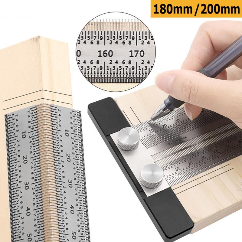 

Ultra Precision Marking Ruler-High-precision Scale Ruler T-type Hole Ruler