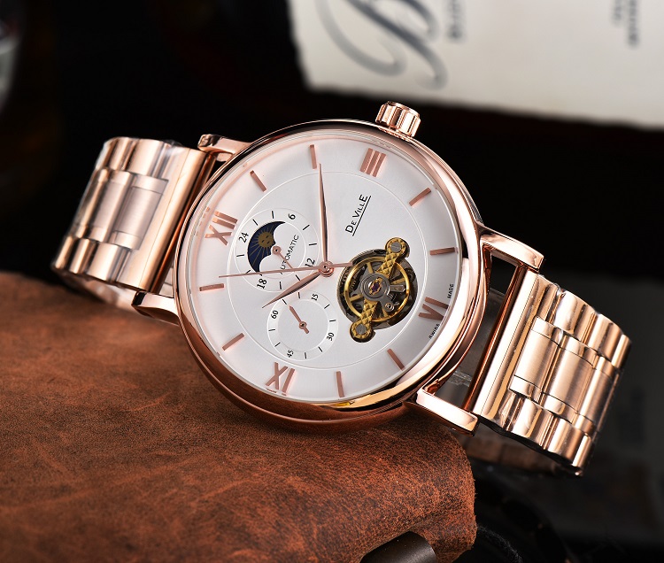 2020 high quality Large flywheel luxury mens watches automatic Mechanical watch designer watches OMEG brand steel strap Casual sports style-image-656660691