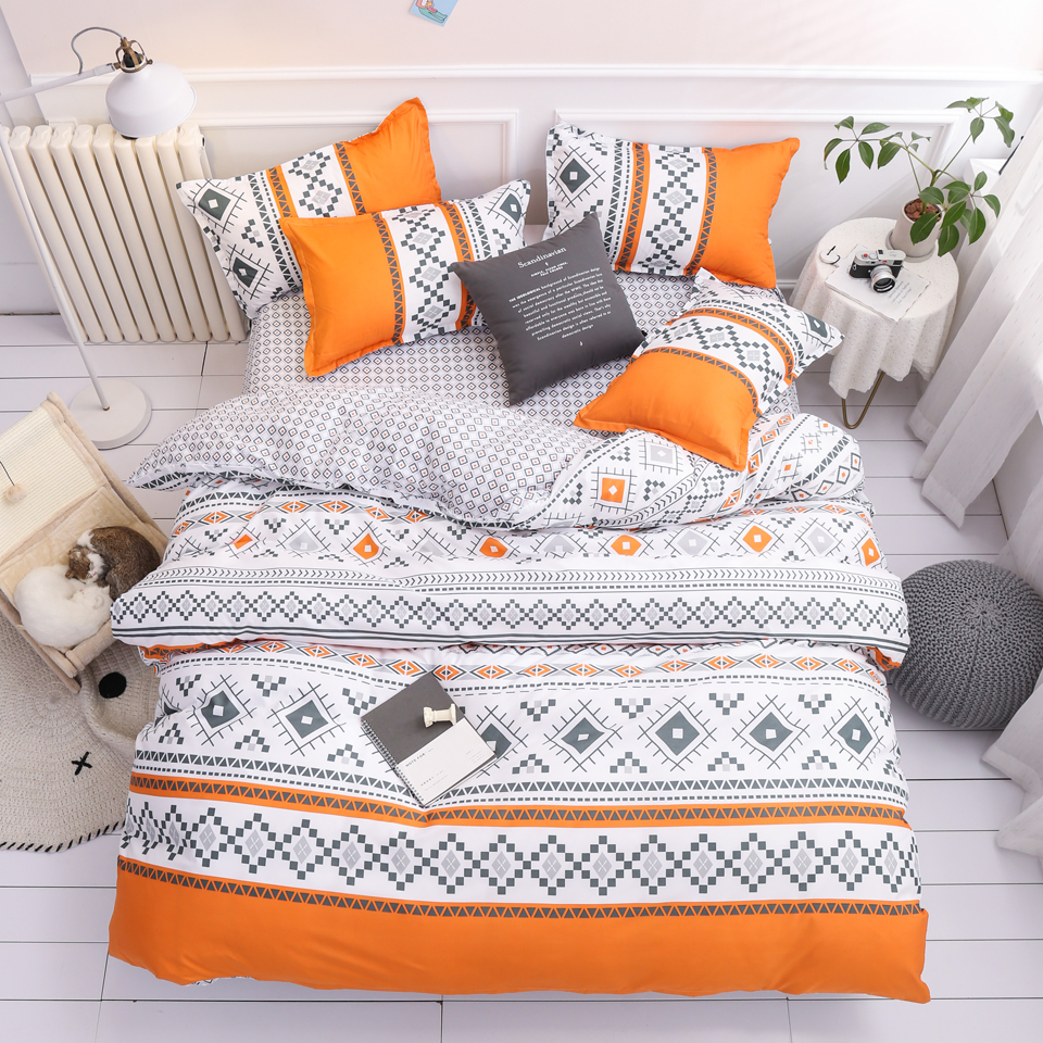 LUXE Housse de couette avec taie d/'oreiller Housse de couette ensembles de literie pari set floral prin