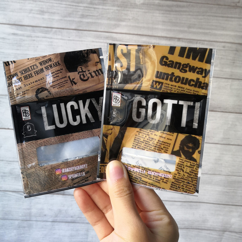 

Packbackboyz Bags resealable zipper seal for freshness Childproof flowers packing Lucky mylar bags Bumpy Smell Proof Bags paris og Child Ghost