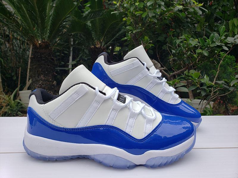 jordan 11 azul con blanco