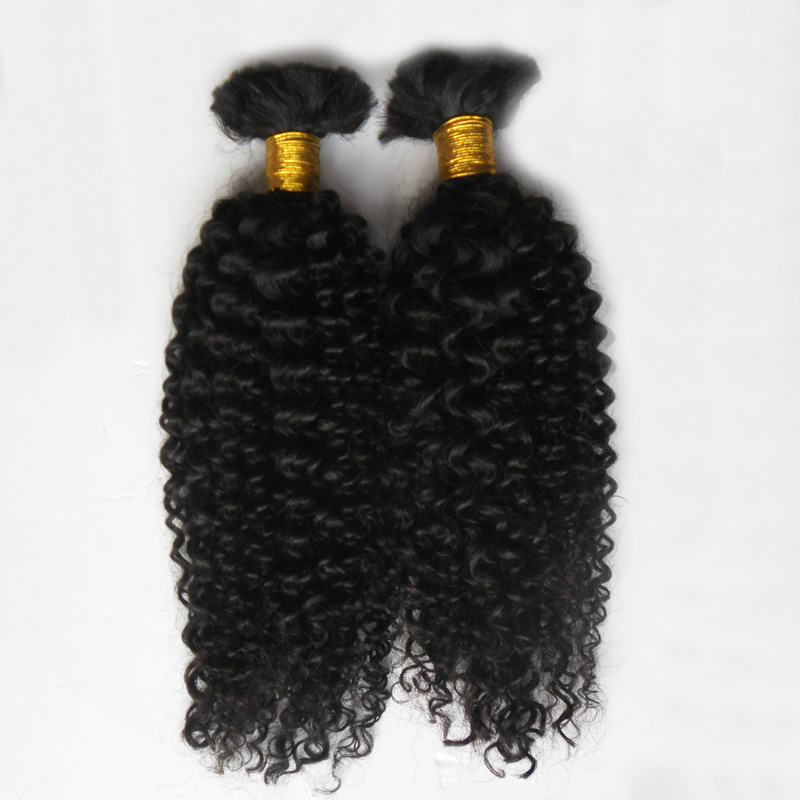 

human braiding hair bulk 2 Pcs brazilian braiding hair bulk no weft 200G brazilian kinky curly hair bulk