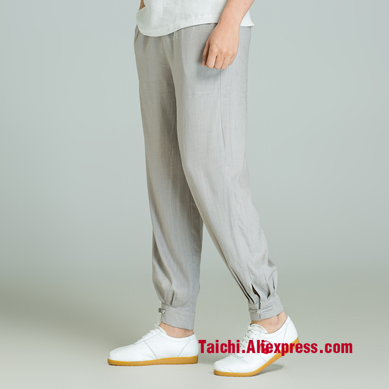 

Tai Chi Pants Martial Art Trousers Gray Black Colors Free Shipping