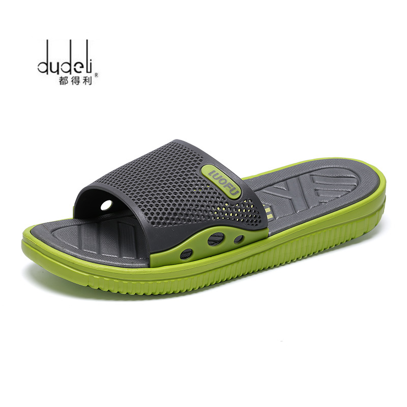 

DUDELI Men Home Slippers PVC Home Slippers Indoor Bedroom Flip Flops Sandals Men Floor Hombre Zapatos