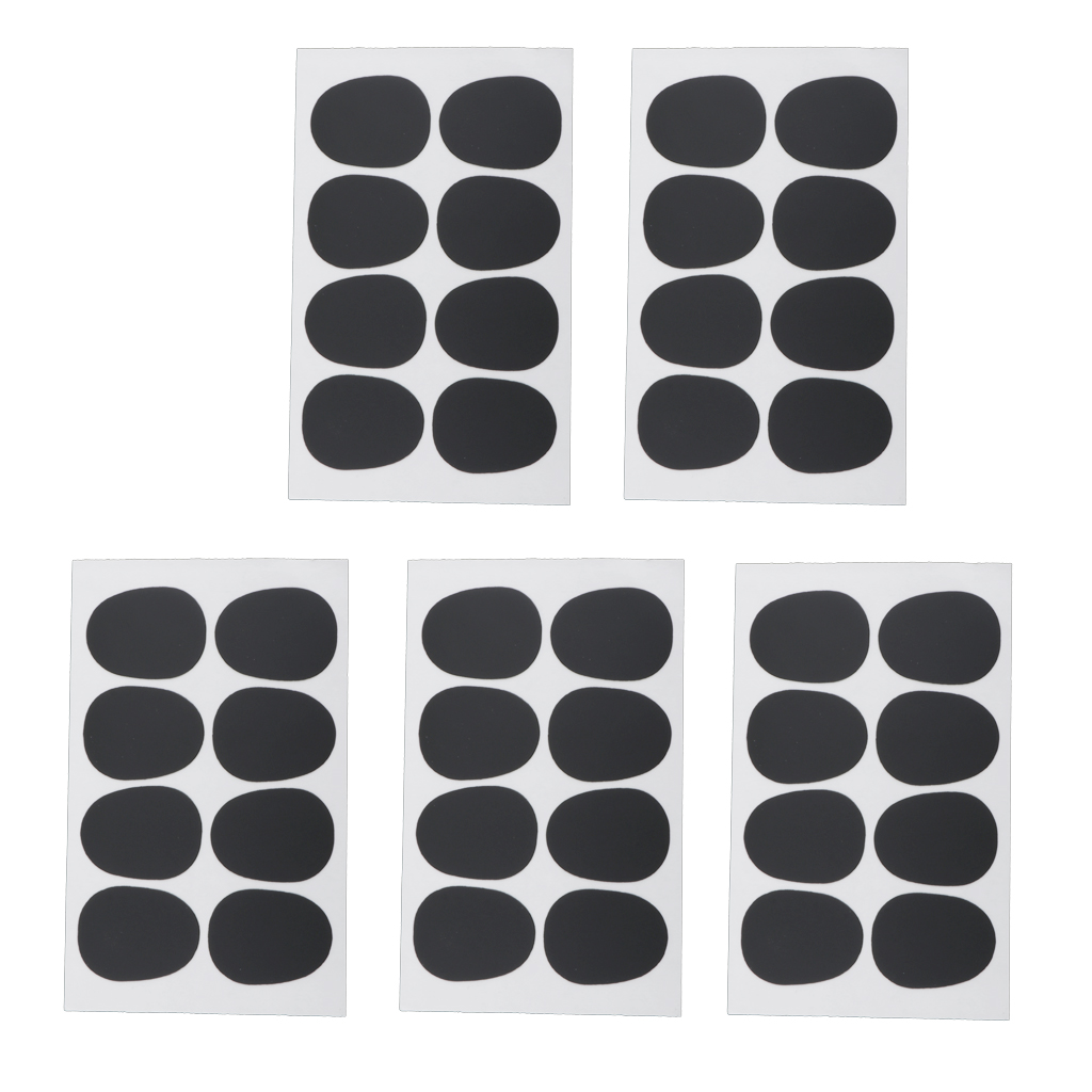 

40 Pieces Alto/Tenor Saxophone Mouthpiece Patch Pad Rubber Cushions Sax Part