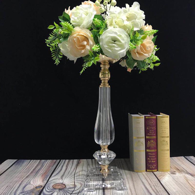 

new arrival clear acrylic Wedding flower stand Centerpiece Vase
