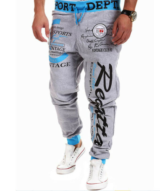 

US Men's Slim Fit Urban Straight Leg Trousers Casual Pencil Jogger Cargo Pants