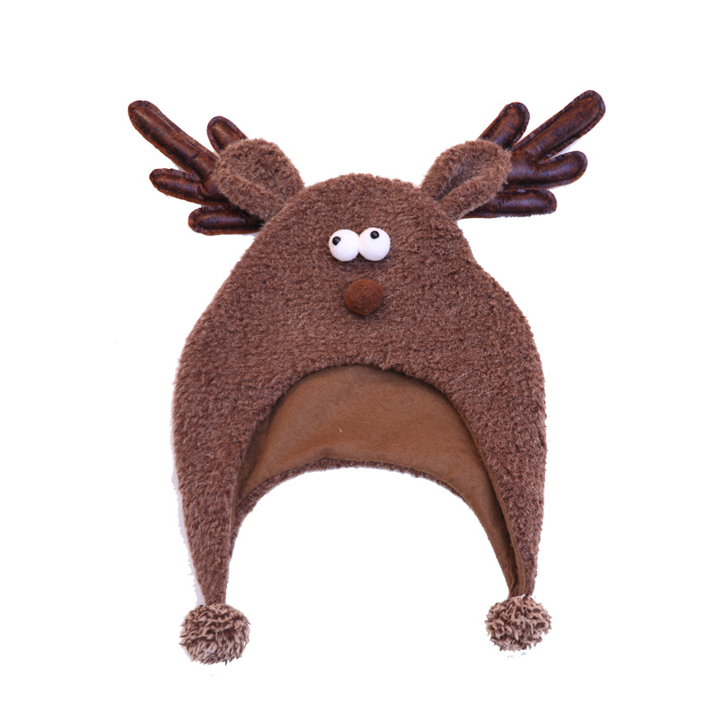 

Christmas Hat New Exquisite Cute Santa Hats Craft Gifts Elk Hats Christmas Cap Children Adult Decoration Props
