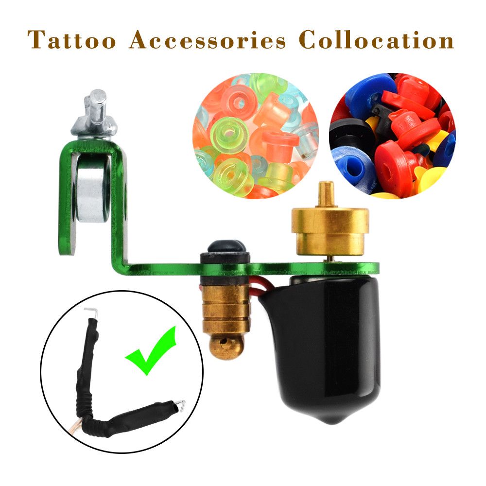

10Pcs Tattoo Machine Kit Set Complete Tattoo Machine Needles Power Supply Foot Pedal Footswitch
