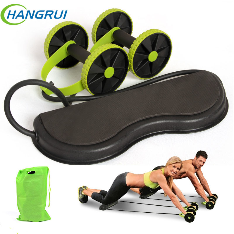 

Ab Roller Wheel Abdominal Resistance Pull Rope Trainer Wheel Arm Waist Legs Exercise Multi-functional Fitness Equipment Exercise, Green