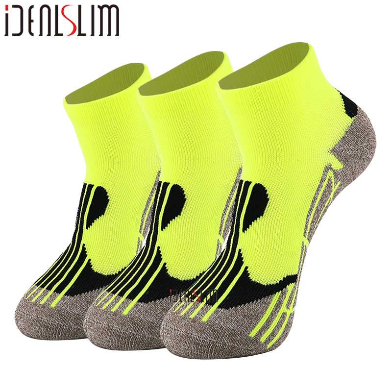 

IDEALSLIM Sports Cycling Basketball Socks Women Running Socks Men Sport Outdoor Breathable, Blue - 1 pairs