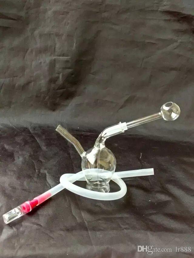 

Water bottle shaped glass Wholesale Glass bongs Oil Burner Glass Water Pipes Oil Rigs Smoking Free