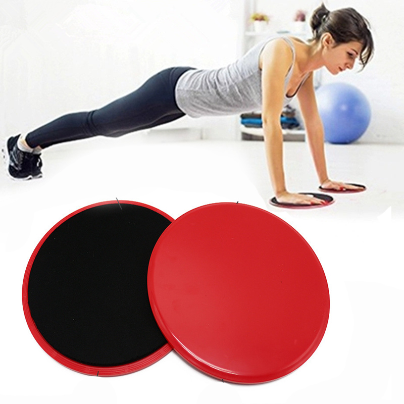 

Fitness Equipments Gliding Discs Slider yoga fitness Accessories Glide Core Sliders training tools workout Sliding Plate for gym, Red