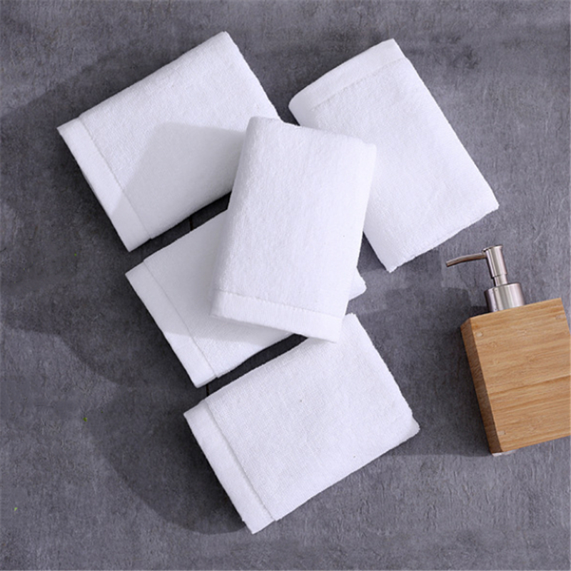 

Hotel Towels Pure Cotton 21 shares 100g white towel bath towel factory wholesale custom logo