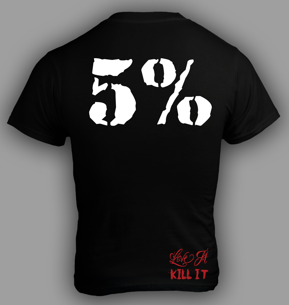 

E-baihiu 2021 Fashion Top Tee Mens RICH PIANA Kill It T-SHIRT + 5% Back Print | Size Small | Bodybuilding Nutrition Print Men T Shirts C035, Black