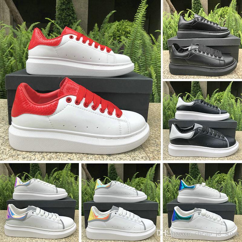 

High Quality Leather Casual Shoes Fashion Designer Sneakers Hot Sell Platform Reflective Sports Shoes Breathable Comfortable Men Women Shoes, Color 16