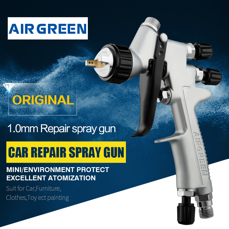 

MINI Repair Spray Gun SRi Pro 1.2mm Gravity Feed HVLP Paint Sprayer with 250ml cup