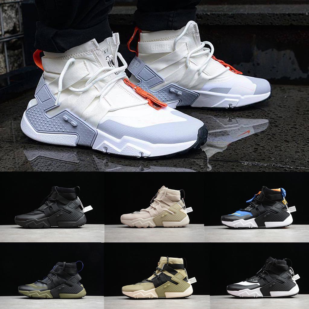 

2020 new Huarache Gripp QS Sail Olive Trainers for Men's Huaraches Sneakers Men Hurache Sneaker Male Huraches Running Shoes Man Jogging