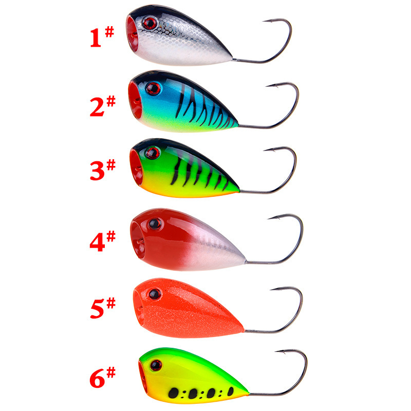 1Pc 11CM Mini Color Painting Fishing Lure Artificial Wobbler Lure Fishing Lure