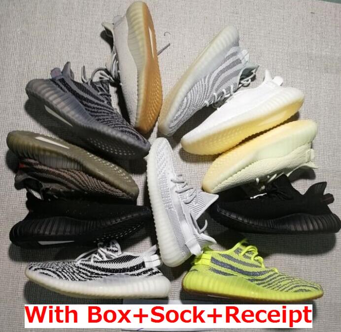 

2020 V2 Lundmark Black Reflective CLAY Beluga 2.0 CREAM White Triple Black Semi Frozen Yellow Zebra Beluga Blue Tint With Box, Color-14