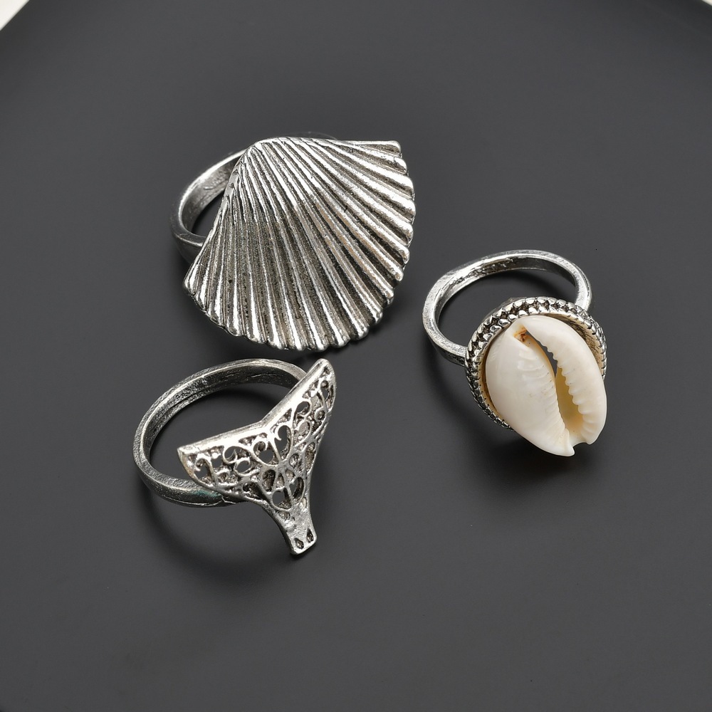 

Posimi Second Wind Natural Shell Starfish Ring Popular Ma'am Exaggeration Ring