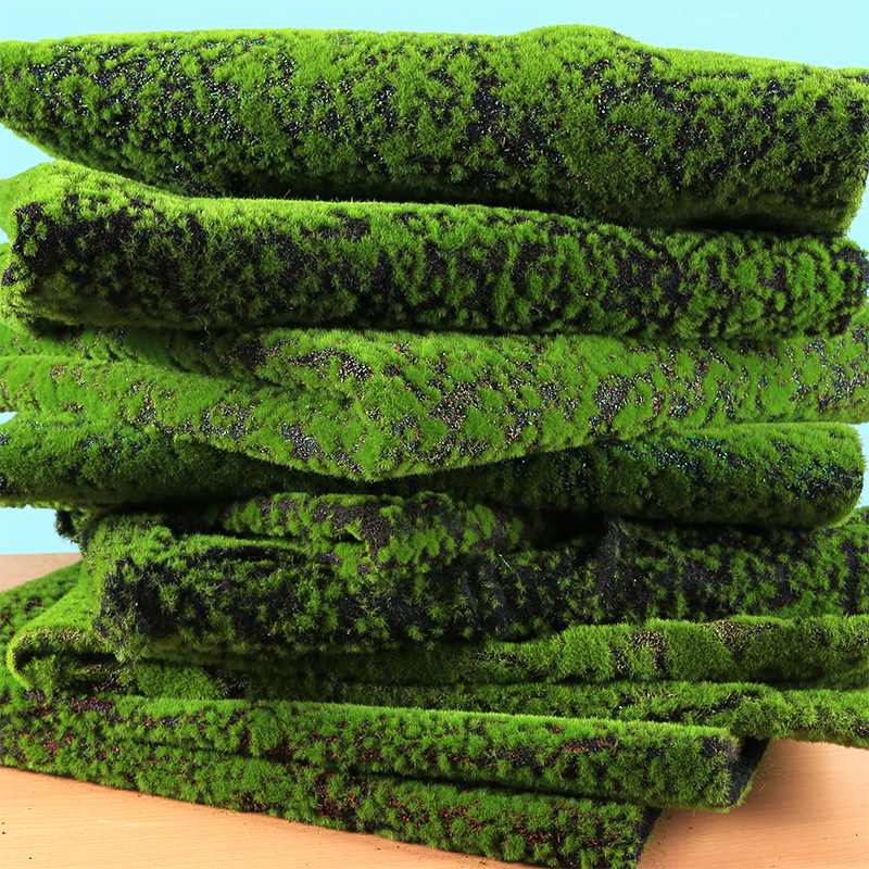 

1*1m Artificial Lawn Moss Mat Simulation Plant Background Wall Moss Turf Artificial Turf Green Indoor Window Decoration Props