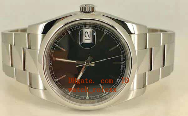 

High Quality Mens DATEJUST 116200 BLACK STICK DIAL 2019 MODEL Asia 2813 Automatic Mens Watch Mens Sport No Chronograph Watches, Slivery;brown