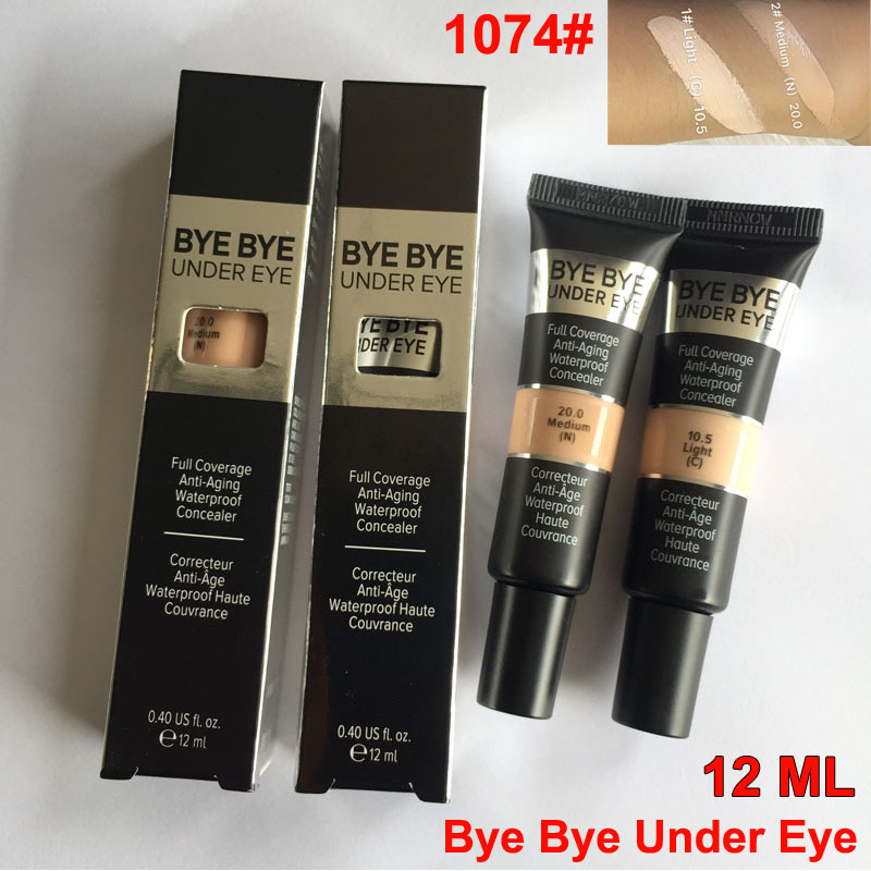 

Makeup Foundation Concealer Bye Bye Under Eye BB cream 12ML Makeup Concealers full coverage Waterproof Primer Eyes Concealer Light Medium, Pls choose