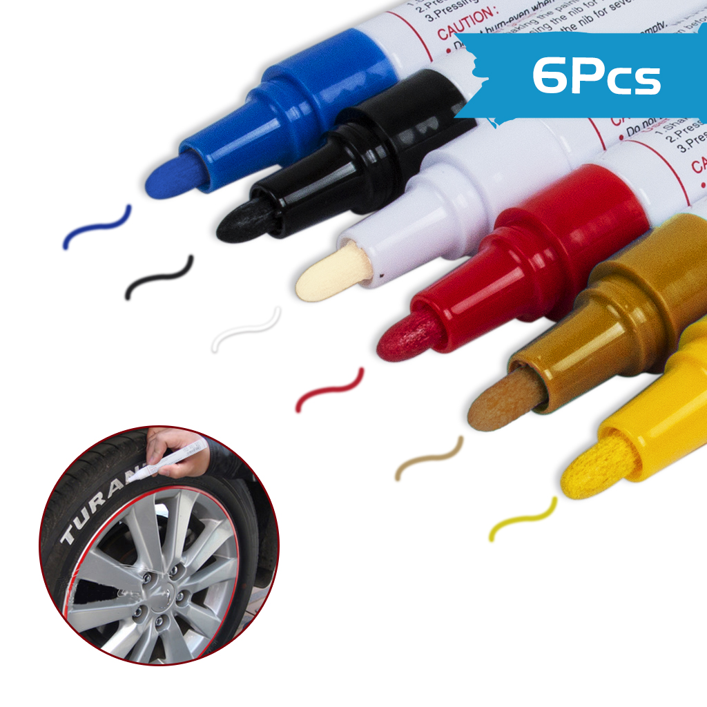 Permanent Wasserdicht Lackmarker Farbe Marker Stift Auto Reifen Metall neu