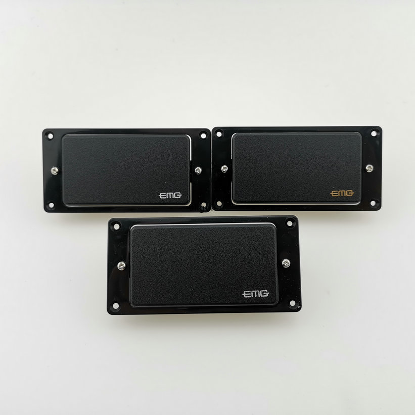 

NEW Black Active Electric Guitar Pickups Neck And Bridge emg EMG Active Guitar pickup Humbucker Active 9V battery power supply in stock