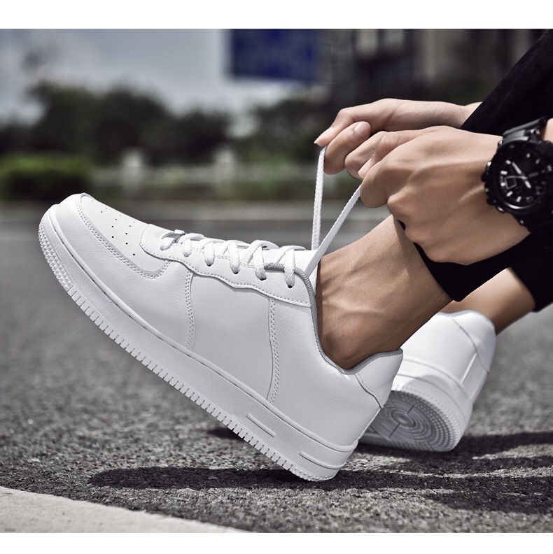 

Platform Sneakers White Leather Shoe Men Women Sneakers Christmas Gear Classical Black Fashon Chaussures Cheap Platform Sneakers On Discount
