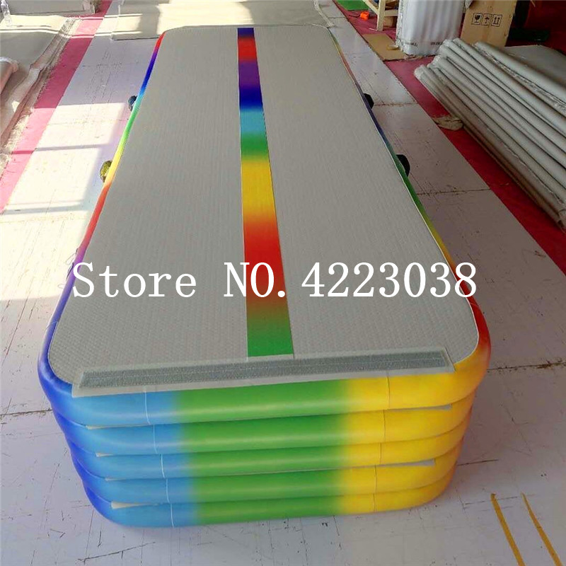 

pump 3*1*0.2m inflatable gymnastics mattress gym tumble airtrack floor tumbling air track for sale