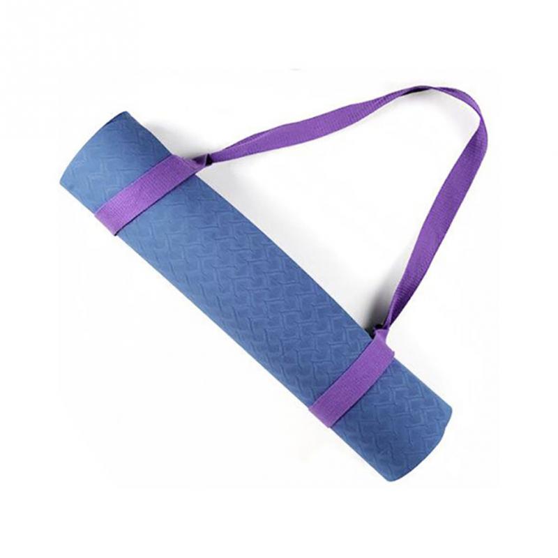 

Adjustable Yoga Mat Belts Yoga Mat Shoulder Carrier Straps Exercise Stretch Belts Fitness Gym Sports Rope, Blue