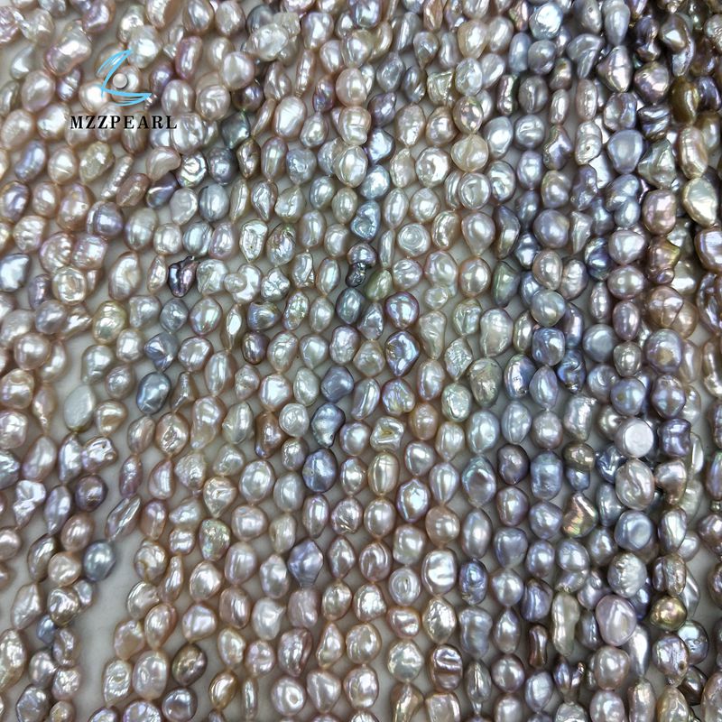 

purple beautiful pearl strands 8-9mm, Silver