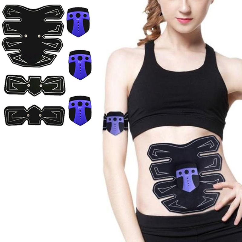 

Body Stimulator Purple Lazy Fitness Home Power Arm Slimming ABS Vibration Belt Workout Gym Office Abdominal Muscle Trainer, As pic