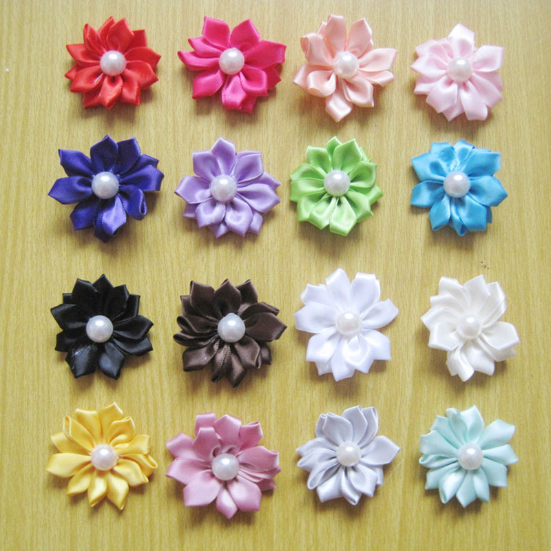 

Hot DIY Flower Kids Clothing Accessories For Baby Girl Headbands Hair Clips Girls Corsage Flower Hair Accessories Photography props, Mixed color