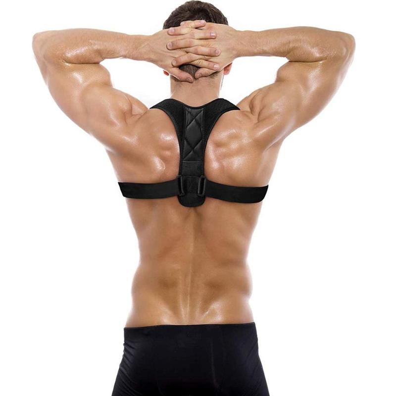 

Shoulder Support Posture Corrector & Back Clavicle Support Brace for Women and Men, Black