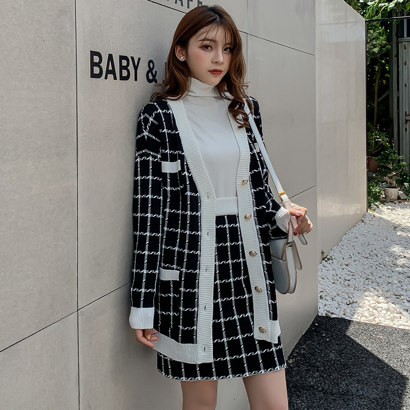 

New Women Elegant Sexy Classic Jacket Coat Bodycon Mini Skirt Suit Autumn Winter Fashion Elegant Office Lady Suit Two Piece Set, White