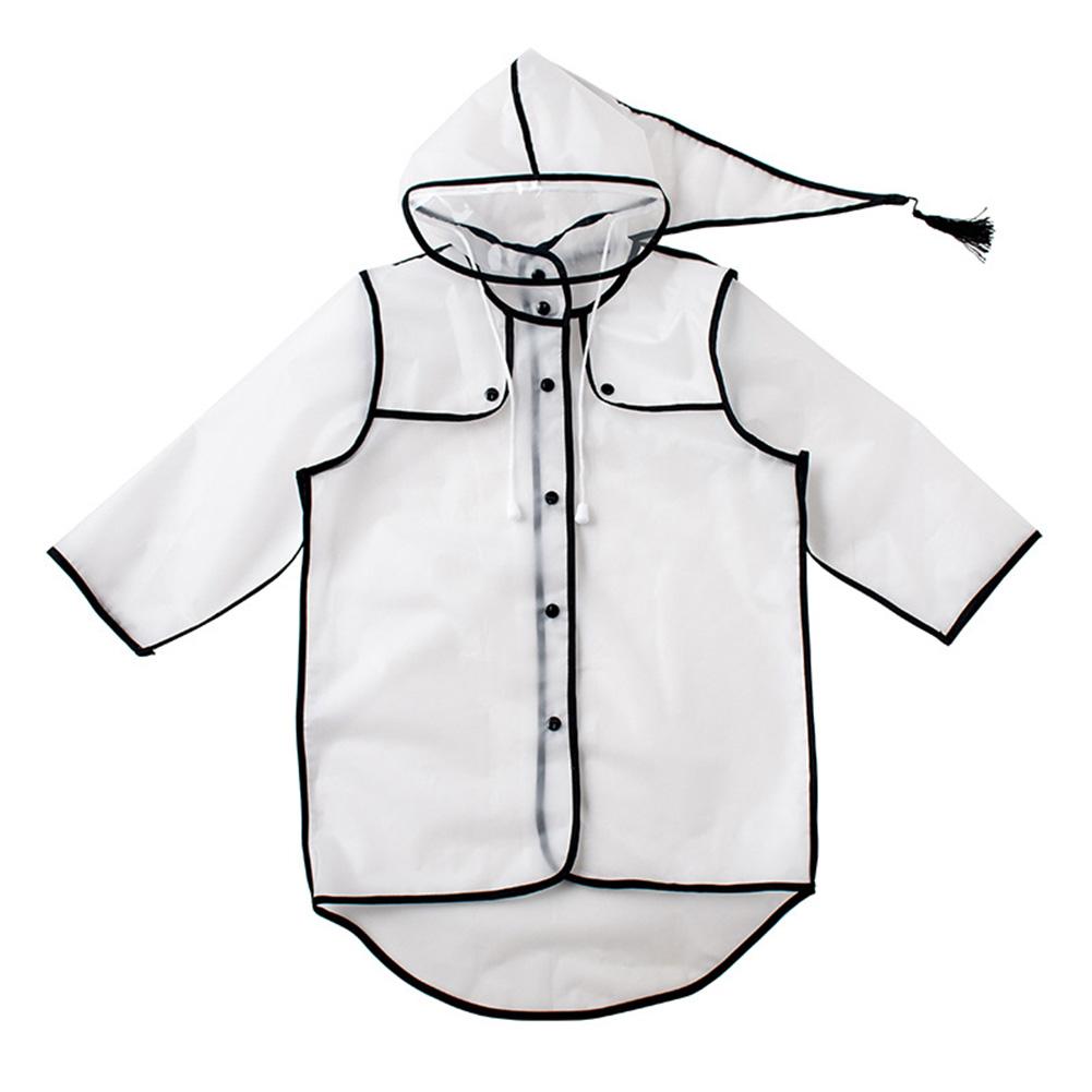 Children'S Raincoat Girl'S Kids Poncho Waterproof Rain Poncho Rain Gear Eva Hooded Transparent Baby Boys Rainwear Tool New S23 fIDSa
