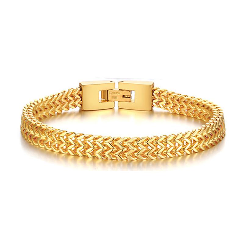 

JHSL Men Small Statement Bracelets Bangles Silver Color Stainless Steel Great Boyfriend Father Gift Fashion Jewelry Dropship