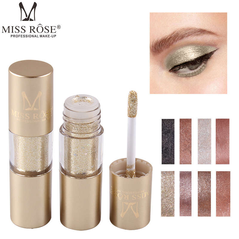 

8 Colors NEW Makeup Glitter Shining Eyeshadow Metal Liquid Eye Shadow Single Color Nude Make Up Pigment Cosmetics, 07