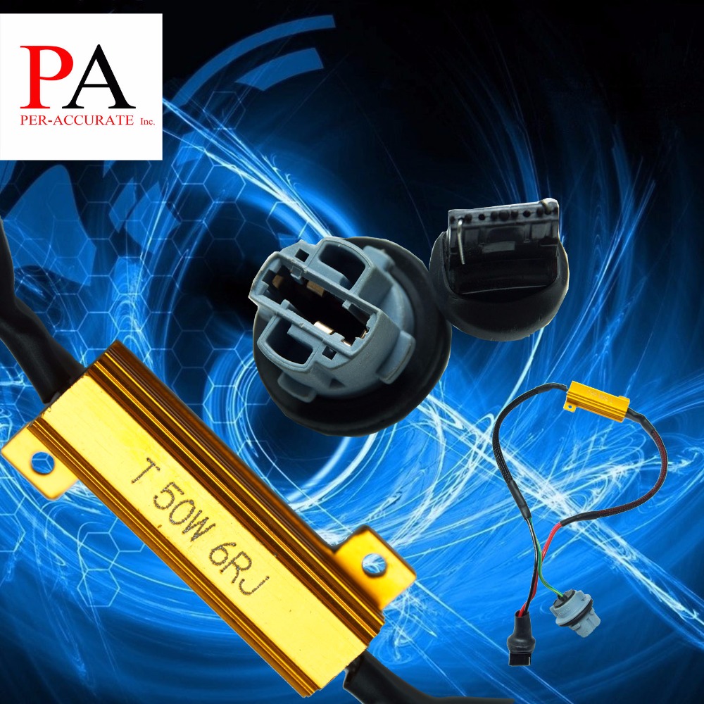 

PA LED 2PCS x T20 7440 50W 6OHMS LED Load Resistor Code Error Free