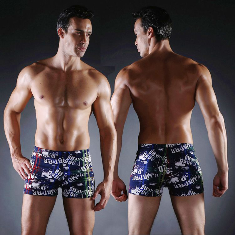 

male sexy swimwear Swimming Shorts Plus Size 3XL Cool Men Swimwear Trunks Dropshipping Lycra for men, Multi